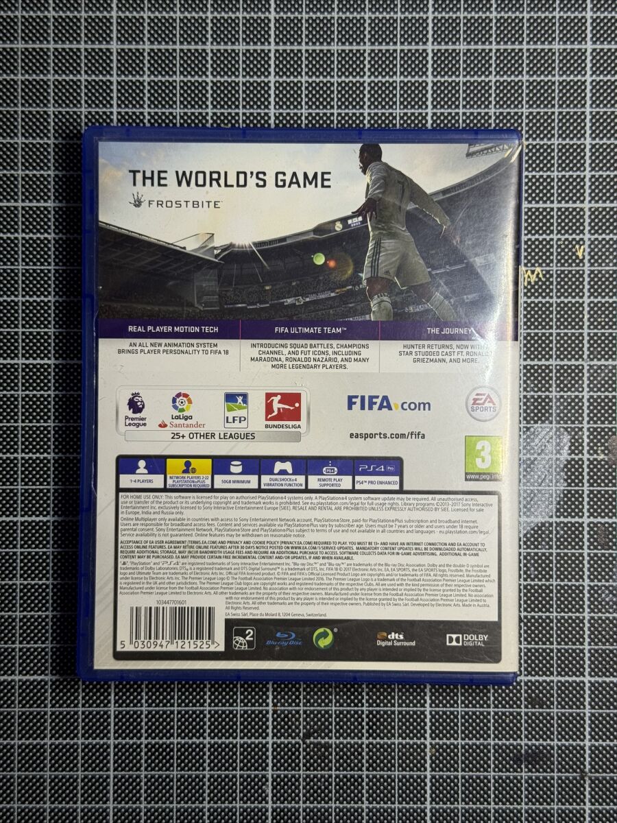 FIFA 18 PS4 new sports game - € 10,99 - Vendora.cy