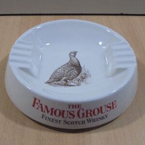 Famous Grouse scotch whisky παλιό διαφημιστικό κεραμικό τασάκι