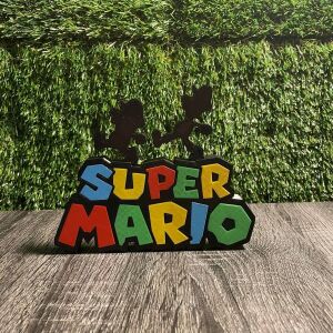 3D printed Super Mario διακοσμητικό logo