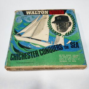 CHICHESTER CONQUERS THE SEA  8MM FILM REEL B&W SIR FRANCIS CHICHESTER CAPE HORN