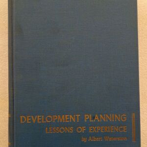 Development planning lessons os experience by Albert Waterston