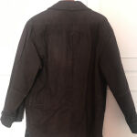 Dors mens brown nappa leather jacket size 52