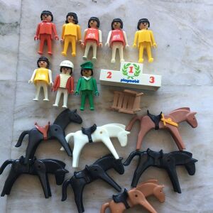 Playmobil Λυρα,geobra... 1974 Άλογα και φιγούρες!