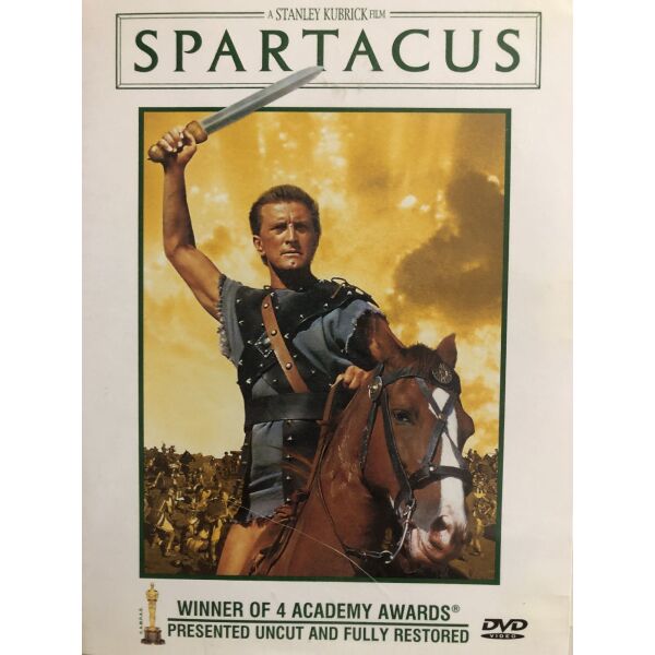 SPARTACUS - KERK DOUGLAS DVD Winner of 4 Academy Awards