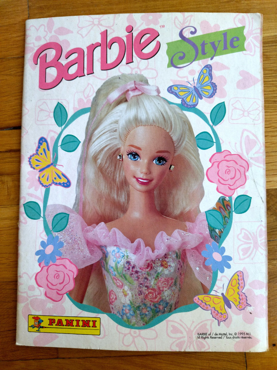Album Panini Barbie Style anno 1995 Vuoto 