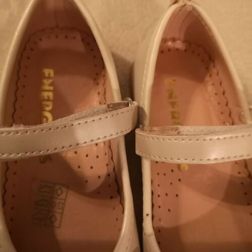 Energiers white ballerina shoes size 29 with velcro