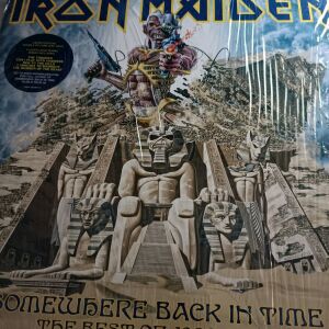 lp double δίσκος βινυλίου 33rpm picture disc limited edition Iron Maiden somewhere back in time beat of 1980-1989