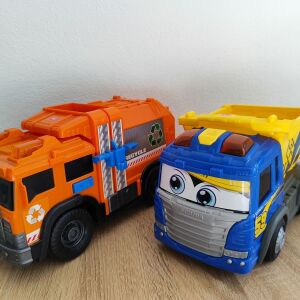 Παιχνίδια Φορτηγα Dickie Toys - Απορριματοφόρο & Νταλικα