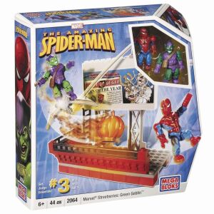 MEGABLOKS 2064: The Amazing Spider-Man Marvel StreetSeries - Green Goblin (with Black Spidey!)