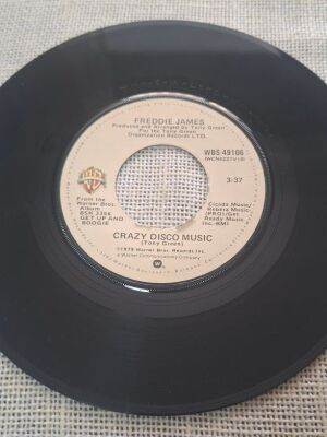 Freddie James Hollywood / Crazy Disco Music 7' μεταχειρισμένο, R&B / Soul