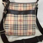 Burberry Haymarket Check Messenger Bag