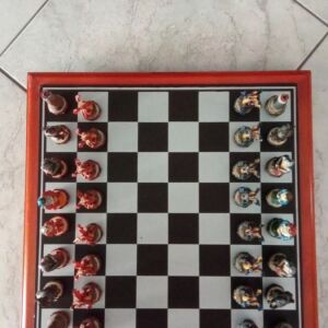 Σκάκι χειροποίητο Ιππότες και Δρακοι