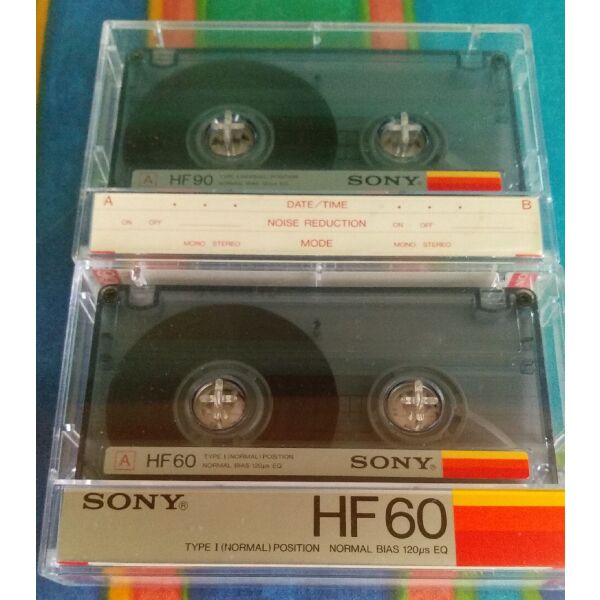 SONY HF60 + 90 (1985) 2 kasetes