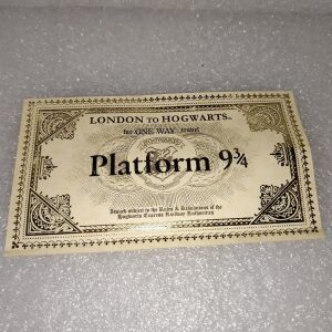 Συλλεκτικο Εισιτηριο Hogwarts Express - Harry Potter