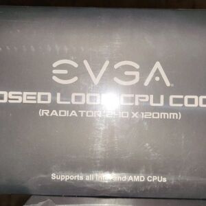 EVGA CLC 240 Υδρόψυξη Επεξεργαστή Διπλού Ανεμιστήρα 120mm για Socket AM4/1200/115x με RGB Φωτισμό