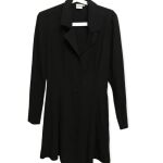 Benetton black dress with buttons