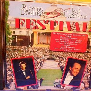 PLACIDO DOMINGO - JOSE CARRERAS "FESTIVAL" - CD