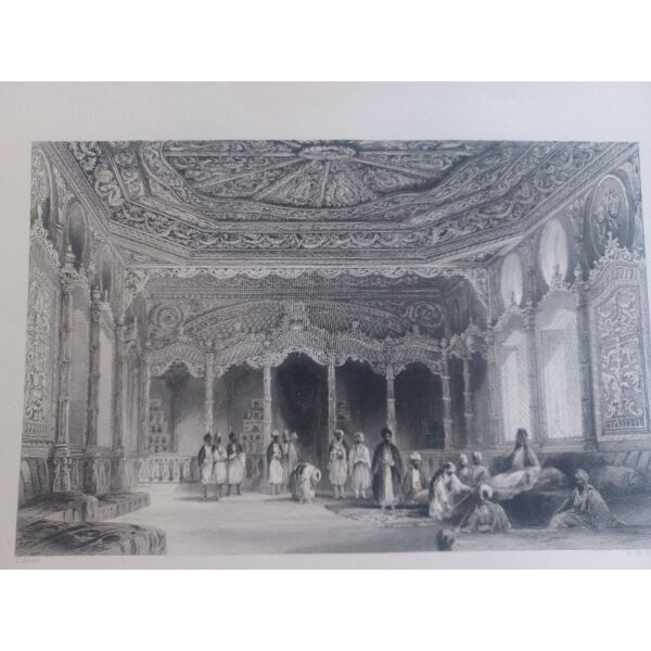1837 palati Eyoub konstantinoupoli i katikia  tis asme soultanas chalkografia