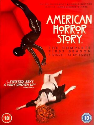 American Horror Story The Complete First Season DVD μεταχειρισμένο, αγγλικοί υπότιτλοι, πακέτο 5 δίσκων
