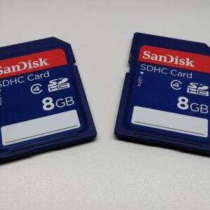 SanDisk - 8GB Class 4 SDHC Flash Memory Card (2 Τεμάχια)