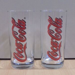 Coca cola διαφημιστικό σετ 2 ποτηριών