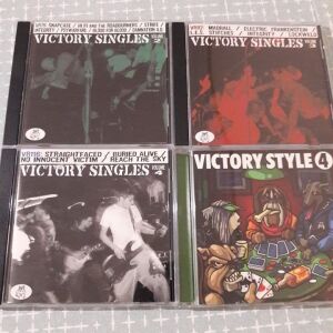 Πακέτο 4 CD hardcore συλλογές της Victory records