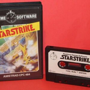 Amstrad CPC, 3D Starstrike Realtime Games (1985) Σε πολύ καλή κατάσταση. (Δεν έχει γίνει τεστ) Τιμή 10 ευρώ