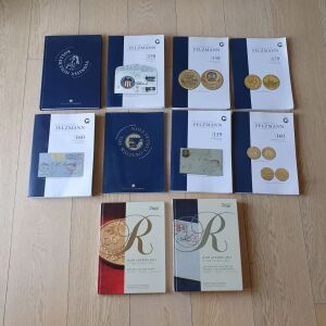 Rapp / Felzmann 10 καταλογοι γραμματοσημων & νομισματων