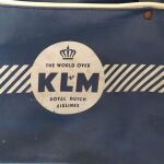 τσαντακι παλαιο αεροσυνοδου,δεκαετιας'50,KLM ROYAL DUTCH AIRLINES