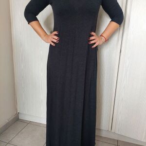 Μαύρο Μακρύ φόρεμα Monaco Princess - One size