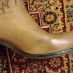 Γυναικεια δερματινα μποτακια Exe cowboy boots