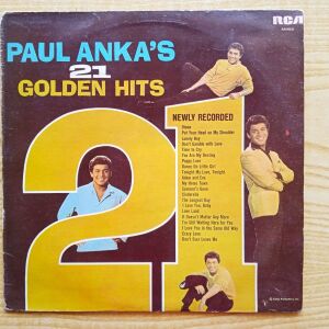 PAUL ANKA  -  21 Golden Hits  Δισκος βινυλιου