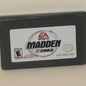 Nintendo Game Boy Advance Madden 2003 Σε καλή κατάσταση / Λειτουργεί Τιμή 4 ευρώ