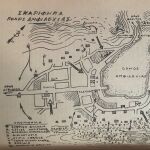 Χαρτης αυτοσχέδιος για την Μάχη της Αμφιλοχίας 13-14 Ιουλίου 1944 ξυλογραφία που εκδοθηκε το 1945 από τον ΚΟΜΝΗΝΟ Πυρομαγλου