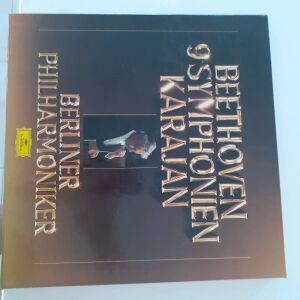 8 cd μέσα σε Άλμπουμ BEETHOVEN 9 SYMPHONIEN KARAJAN "BERLINER PHILHARMONIKER" D.P. Made in Germany Deutsche Grammophon 2663795 STEREO 33 No:8CD