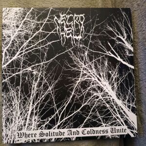 Δίσκος βινυλίου Necrohell   Where Solitude And Coldness Unite splatter limited edition vinyl numbered 1 to 200 single 7 inch