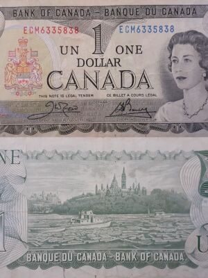 Canada 1 Dollar Banknote 1973 P#85c