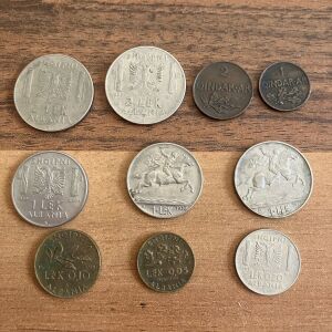 Λοτ Αλβανικών σπάνιων νομισμάτων
