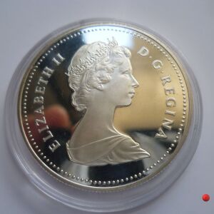 ΚΑΝΑΔΑΣ / CANADA 1 Dollar 1981 UNC SILVER PROOF coin