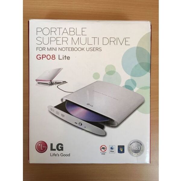 LG GP08 Lite DVD-RW CD-RW USB drive