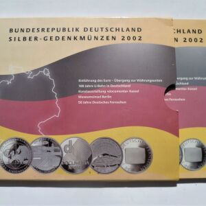 ΓΕΡΜΑΝΙΑ / GERMANY 2002 SET  *** 5 Silver Proof coins 925/1000 *** (blister)