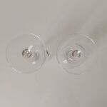 Ποτήρια Κρυστάλλινα με λεπτομέρεια από Ασήμι 2τεμ. Italy #00121