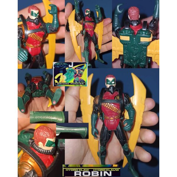 Batman Forever Robin Figure Hydro Claw Kenner 1995 figoura Collectible DC universe