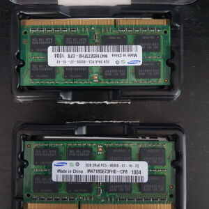 Μνημες RAM 4Gb(2x2) ddr3 PC3-8500S/1066MHz (ΜΟΝΟ ΘΕΣΣΑΛΟΝΙΚΗ)