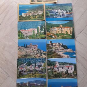 11 καρτ ποστάλ Άγιο Όρος 1990s