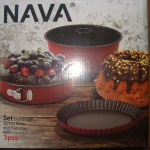 Ολοκαίνουριο σετ φορμών κέικ NAVA