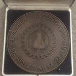 Medaille/Bronzeplakette ACHEMA-Tagung 1970 DECHEMA, ca. 1250 g, D ca. 16 cm