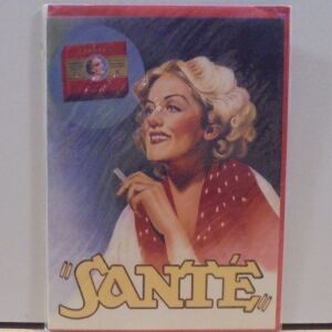 Sante τσιγάρα διαφημιστική κάρτα με φάκελο
