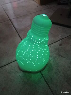 Ceramic color-changing lamp