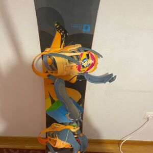 Snowboard σανίδα με δέστρες